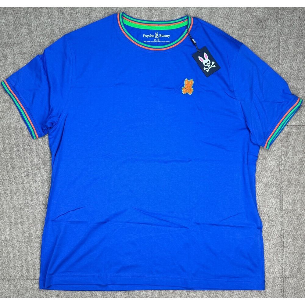 Psycho Bunny Men's Banks Fashion Short Sleeve Tee Size 2XL